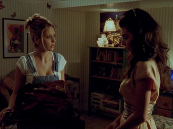 Buffy and Ampata in Buffy's bedroom